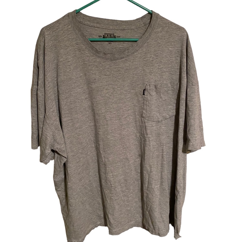 Men’s grey t-shirt by Key, size 3xl